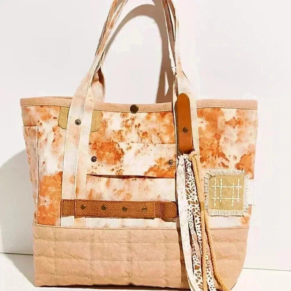 Free People Tatum Selvage Tote Bag NEW - Picture 1 of 1